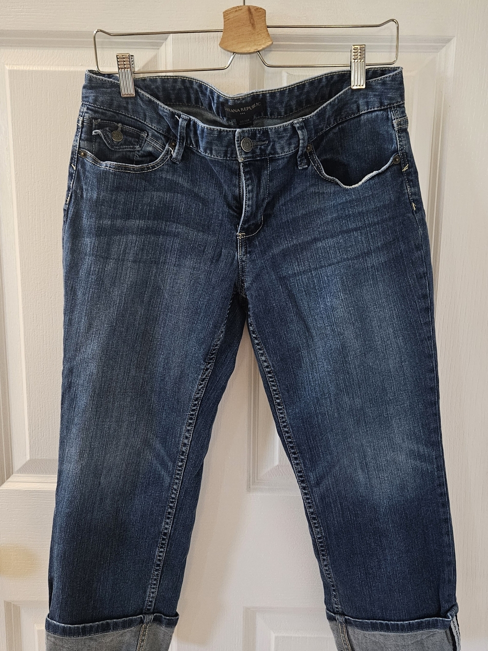 Banana Republic Dark Blue Cropped Jeans